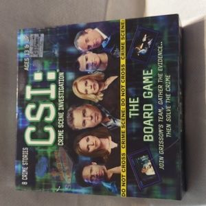 CSI Crime Scene Investigation Board Game Solve Crime‎ Stories Ages 13+